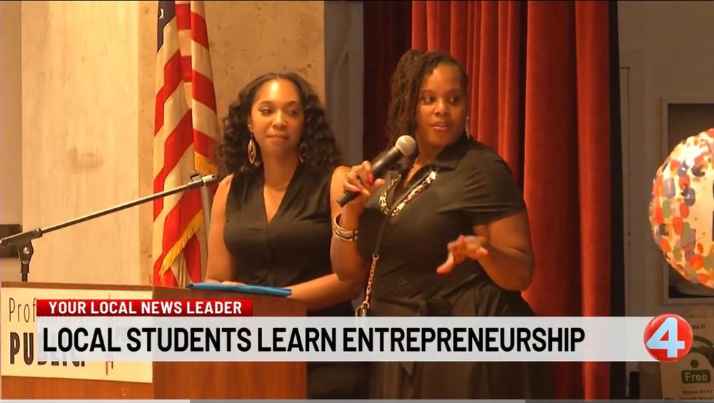 Local news covering the program